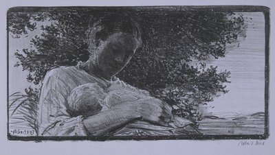 Mutterschaft, 1903 von Robert Sterl